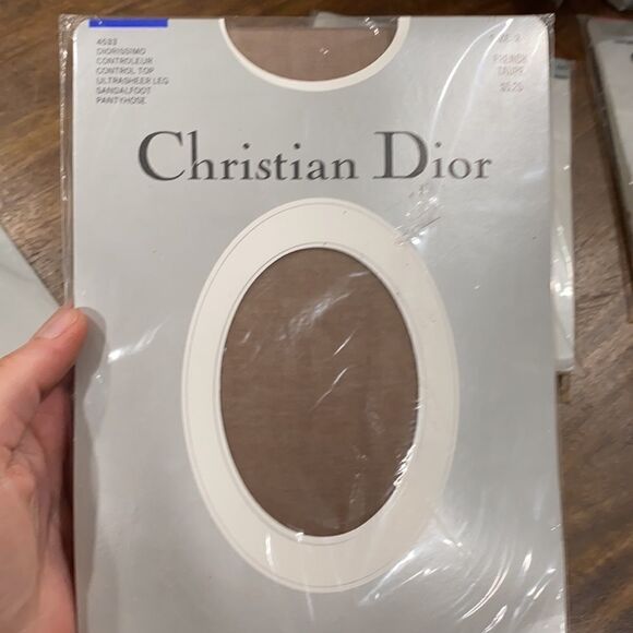 4 PR Vintage Christian Dior Pantyhose Deadstock small - Picture 4 of 10